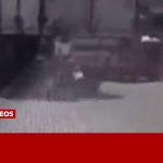 تصادف عجیب دو دختر موتورسوار با یک تریلی در زنجان