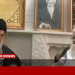 فیلمی دیده‌نشده از حضور رهبر شهید در منزل آیت‌الله‌ صافی گلپایگانی
