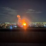ببینید | لحظه انفجار یک کامیون بمب‌گذاری شده در کلمبیا