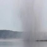 ببینید | لحظه انفجار کنترل‌ شده در دانوب برای تأمین آب نیروگاه هسته‌ای