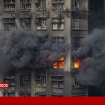 آتش‌سوزی گسترده در ساختمان چندطبقه در چین
