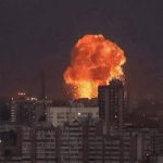 ببینید | لحظه اصابت پهپاد روسی به ساختمان دستگاه اطلاعاتی اوکراین در کیف