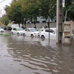 ببینید | سیلاب در جویبار؛ بارش شدید خیابان‌ها را به زیر آب برد
